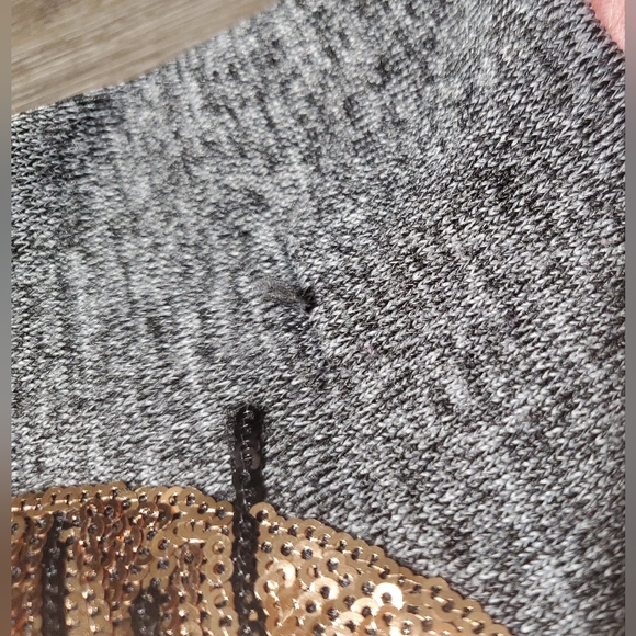 RMLA girls black short sleeve sequin cat embellished top/built-on tutu Size 4 - Picture 8 of 10